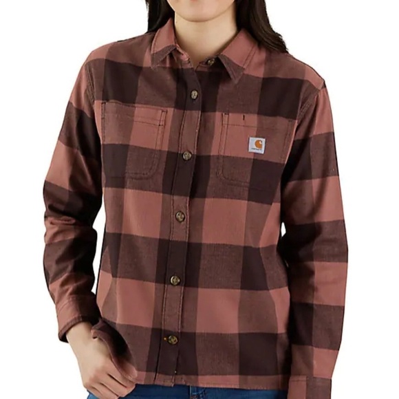 Carhartt Tops - Carhartt Rugged Flex Plaid Button Up Shirt